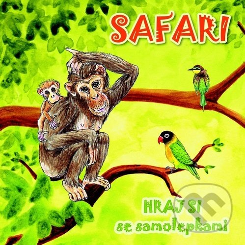 Levně Hraj si se samolepkami Safari - kniha z kategorie Samolepky