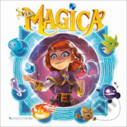 Spoločenská hra: Via Magica (Paolo Mori). Mindok, 2022
