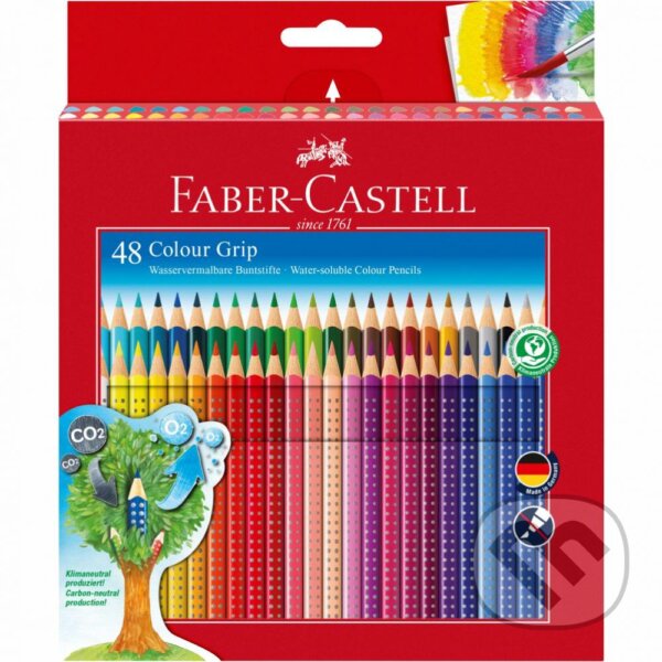 Levně Pastelky akvarelové Colour Grip 48 farebné set