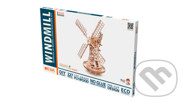 Levně Veterný mlyn – Windmill - puzzle z kategorie 3D puzzle