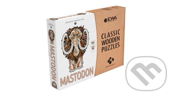 Levně Drevenné puzzle – mamut veľkosť M craft box - puzzle z kategorie 3D puzzle
