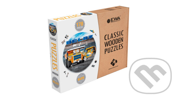 Levně Farebné drevenné puzzle BELAZes - puzzle z kategorie 3D puzzle