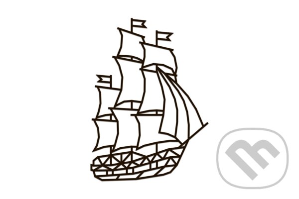 Levně Drevené puzzle – Loď - puzzle z kategorie 3D puzzle