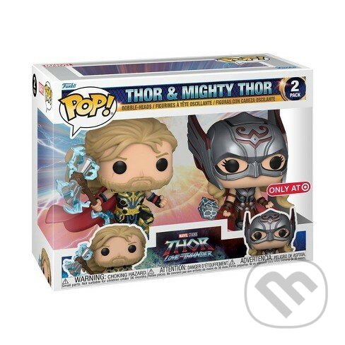 Funko POP Marvel: Thor Love & Thunder - 2pack Thor & Mighty Thor (exclusive special edition), Funko, 2022
