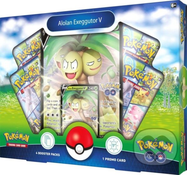 Pokémon TCG: Pokémon GO - Alolan Exeggutor V Box, Pokemon, 2022
