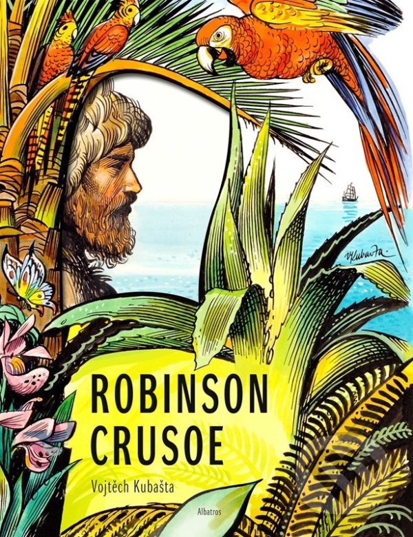 Levně Robinson Crusoe - Daniel Defoe, Vojtěch Kubašta (Ilustrátor) - kniha z kategorie Životopisy, reportáže a myšlienky