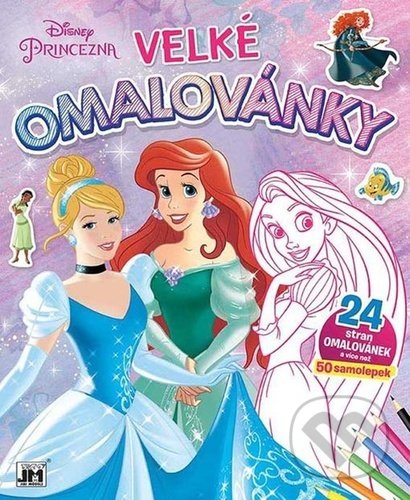 Levně Velké omalovánky Princezny - kniha z kategorie Omaľovávanky