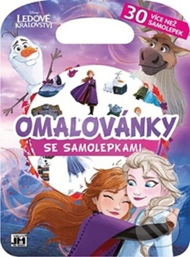 Levně Omalovánky se samolepkami Ledové království - kniha z kategorie Pre deti