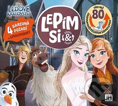 Levně Lepím si znovu Ledové království - kniha z kategorie Samolepky