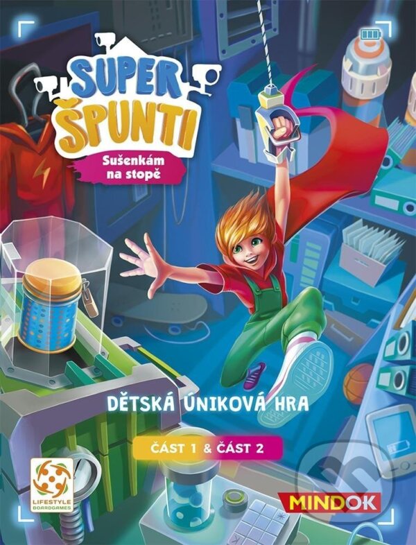 Levně Superšpunti: Sušenkám na stopě - Alexander Peshkov, Ekaterina Pluzhnikovová - hra z kategorie Domino, hlavolamy