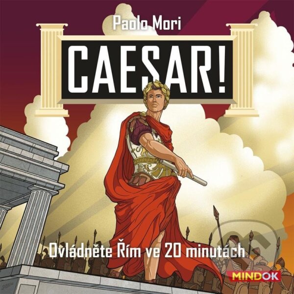 Spoločenská hra: Caesar! Ovládněte Řím ve 20 minutách (Paolo Mori). Mindok, 2022