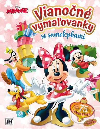 Levně Vianočné vymaľovanky a samolepky - Minnie