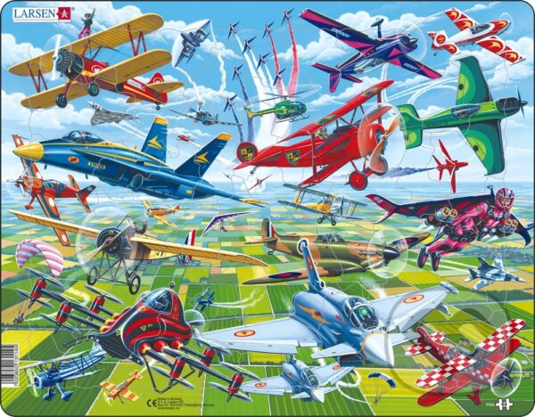 Levně Piloti v lietadlách (PG4) - puzzle z kategorie Náučné puzzle