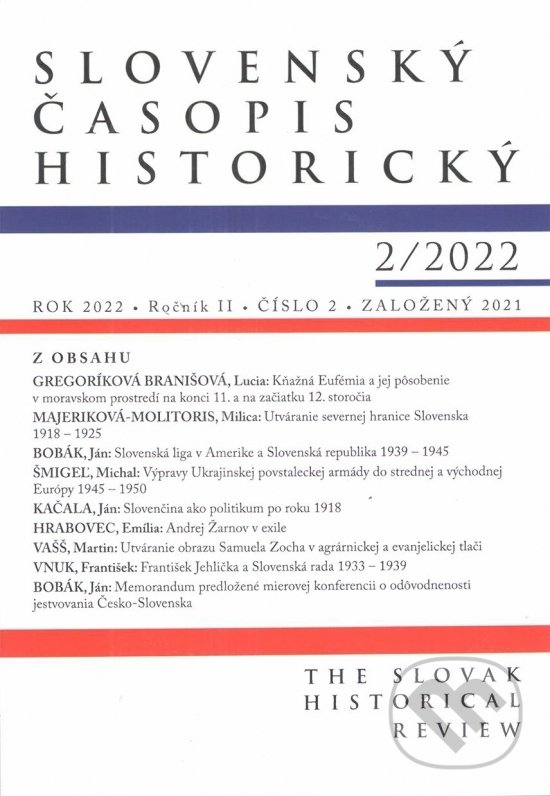 Levně Slovenský časopis historický 2/2022 - Kolektív autorov