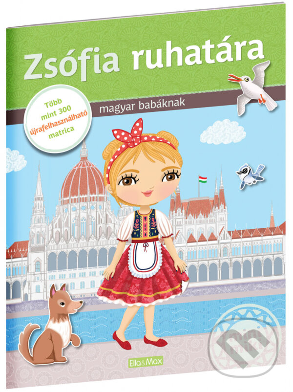 Levně Zsófia ruhatára (magyar babáknak) - Ema Potužníková, Lucie Jenčíková (ilustrátor) - kniha z kategorie Samolepky