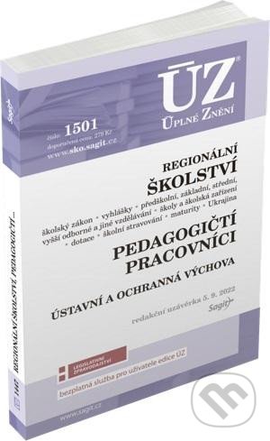Levně Úplné Znění - 1501 Regionální školství, Pedagogičtí pracovníci - kniha z kategorie Právo