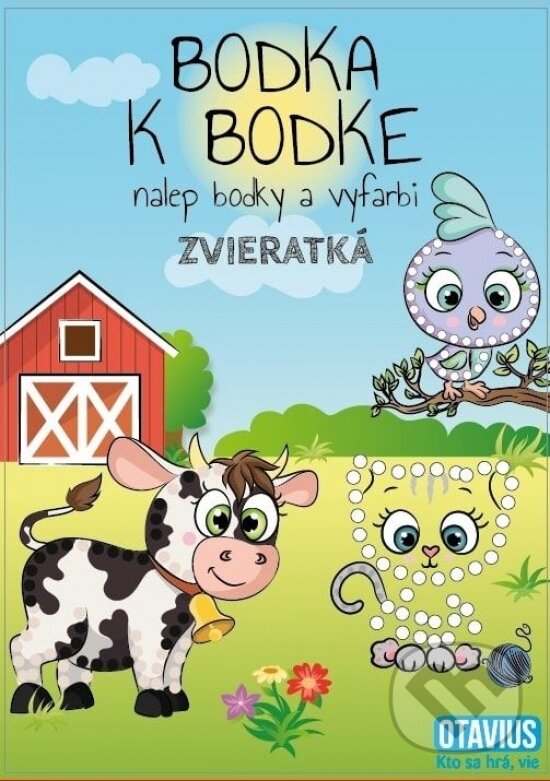 Levně Bodka k bodke - Zvieratká - kniha z kategorie Omaľovávanky