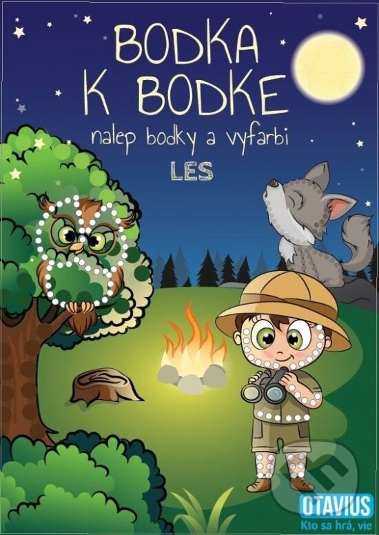 Levně Bodka k bodke - Les - kniha z kategorie Omaľovávanky