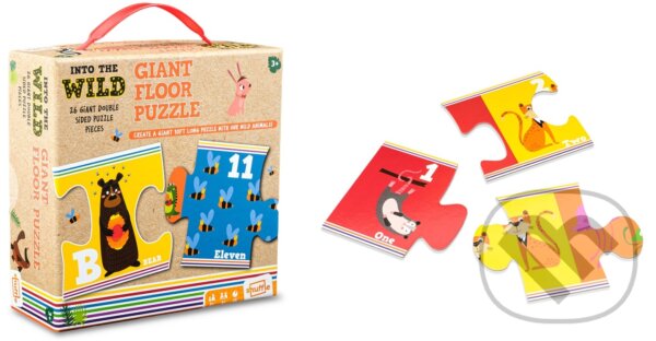 Levně Into the Wild - Giant Floor Puzzles (kufrík) - puzzle z kategorie Maxi dieliky