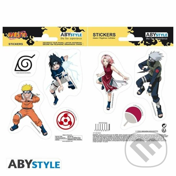 Levně Naruto samolepky - 2 ks
