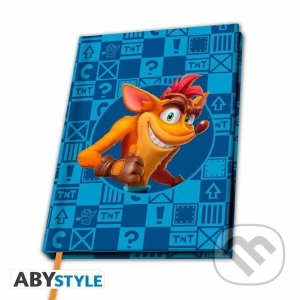 Crash Bandicoot zápisník A5