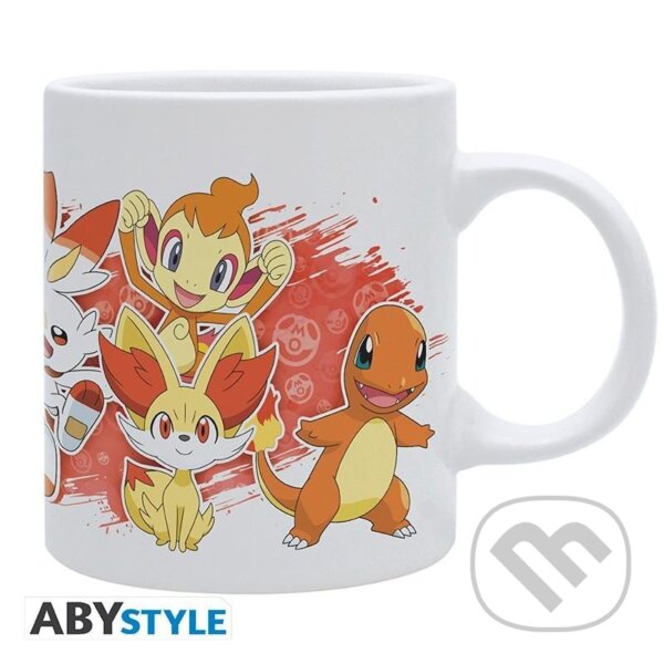 Levně Pokémon keramický Hrnček 320 ml - Ohniví Pokémoni