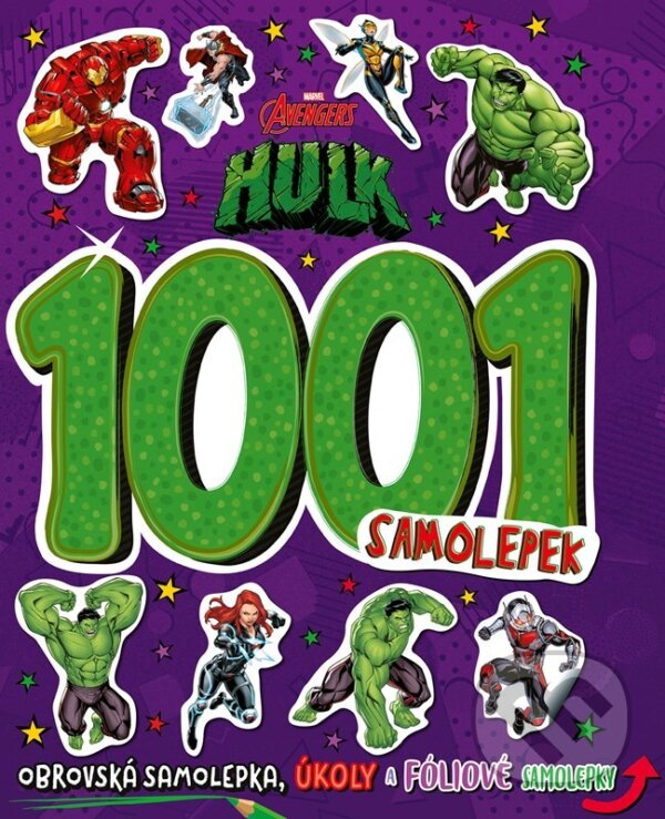 Levně Marvel Avengers: Hulk 1001 samolepek - kniha z kategorie Samolepky