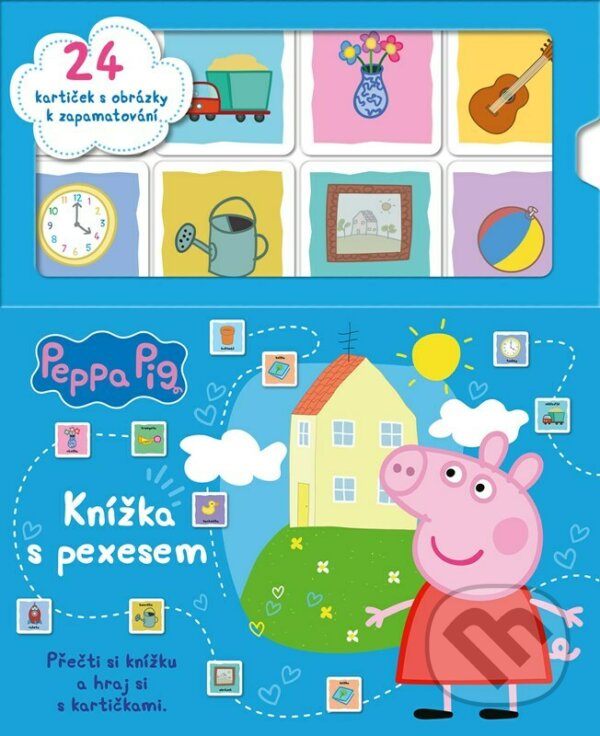 Levně Peppa Pig: Knížka s pexesem - kniha z kategorie Počítače a internet