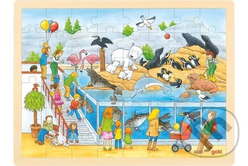 Levně Návštěva Zoo (Dřevěné puzzle) - puzzle z kategorie 15 – 60 dielikov