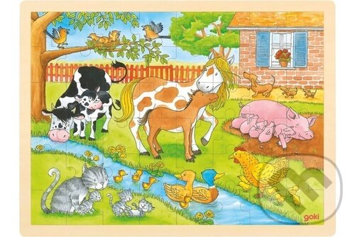 Levně Život na farmě (Dřevěné puzzle) - puzzle z kategorie Maxi dieliky