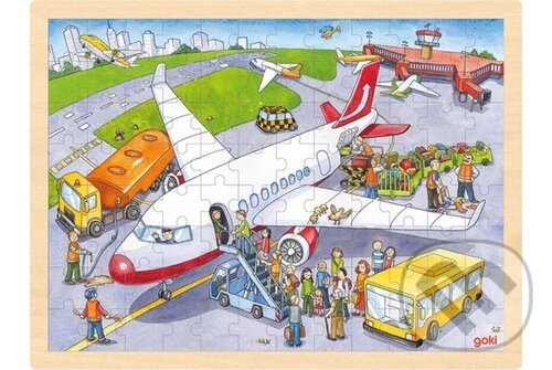 Levně Na letišti (Dřevěné puzzle) - puzzle z kategorie 60 – 300 dielikov