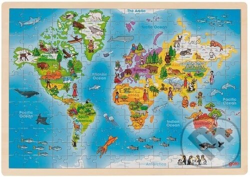 Levně Náš svět (Dřevěné puzzle) - puzzle z kategorie Maxi dieliky