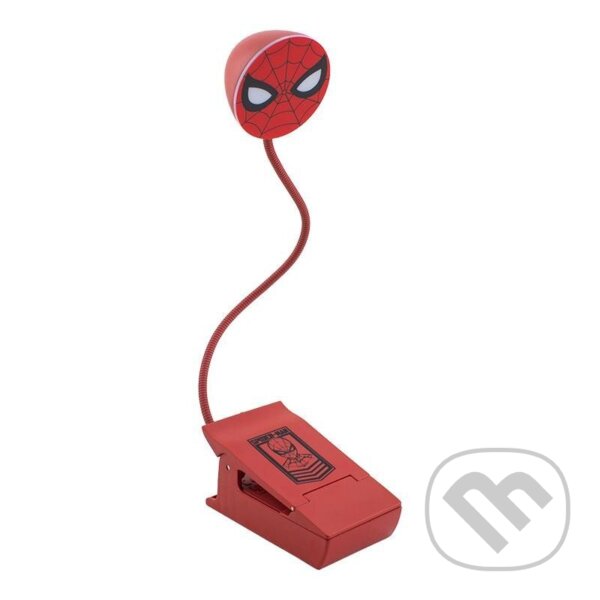 Levně Lampička na čítanie s klipom - Spiderman