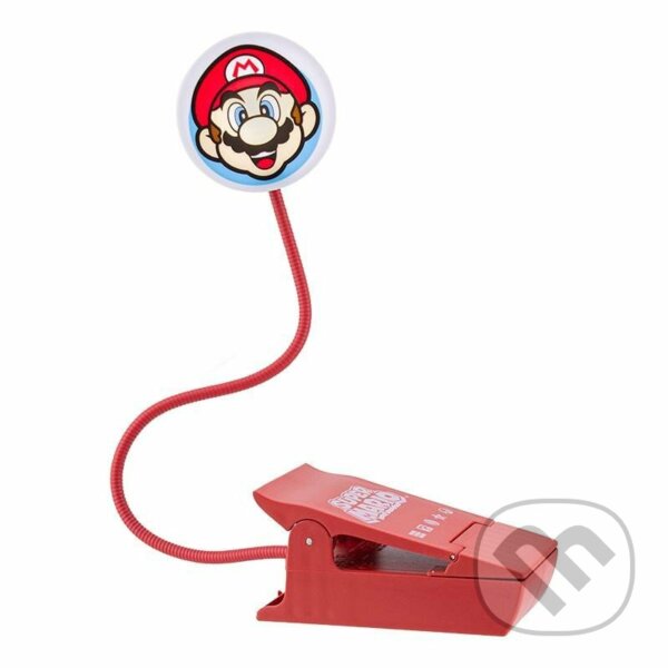 Levně Lampička na čítanie s klipom - Super Mario