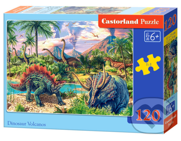 Puzzle: Dinosaur Volcanos (Castorland). Castorland, 2022