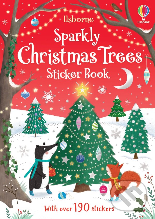 Levně Sparkly Christmas Trees - Jessica Greenwell, Lucy Barnard (ilustrátor) - kniha z kategorie Samolepky