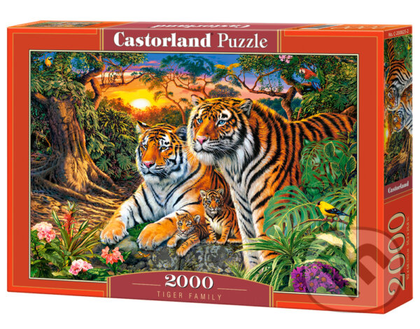 Puzzle: Tiger Family (Castorland). Castorland, 2022
