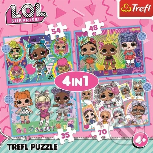 Levně LOL Surprise Seznamte se s panenkami 4v1 - puzzle z kategorie Maxi dieliky