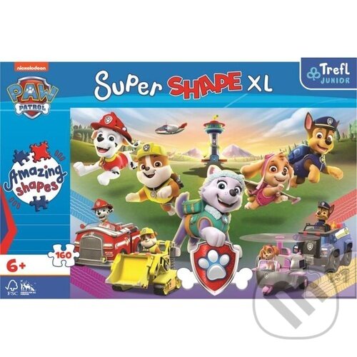 Levně Super Shape XL Tlapková patrola - puzzle z kategorie 15 – 60 dielikov