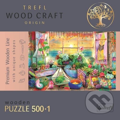 Levně Plážový domek (Wood Craft Origin puzzle) - puzzle z kategorie Prírodné scenérie