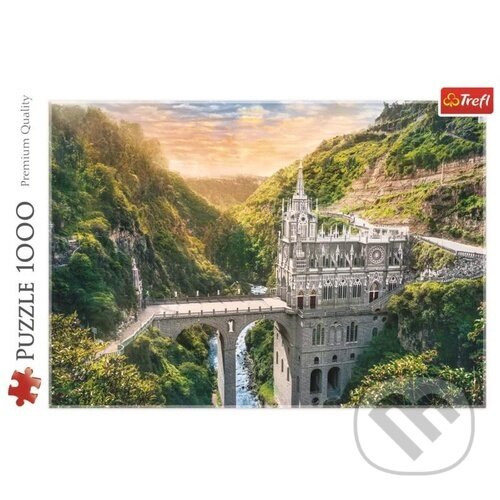 Levně Svatyně Las Lajas, Kolumbie - puzzle z kategorie Mestá a stavby