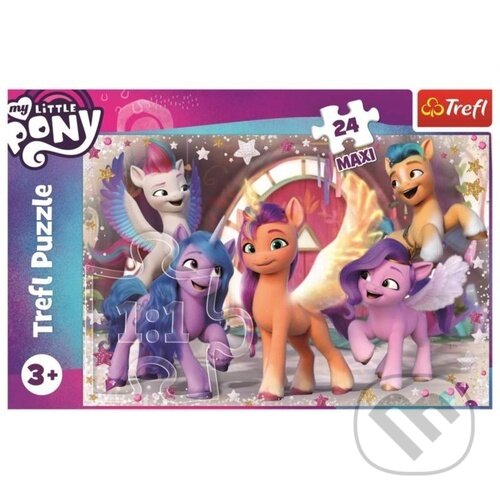 Levně My Little Pony Radostní poníci MAXI - puzzle z kategorie Maxi dieliky