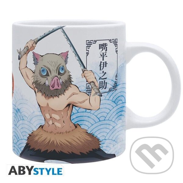Levně Demon Slayer keramický Hrnček 320 ml - Zenitsu a Inosuke