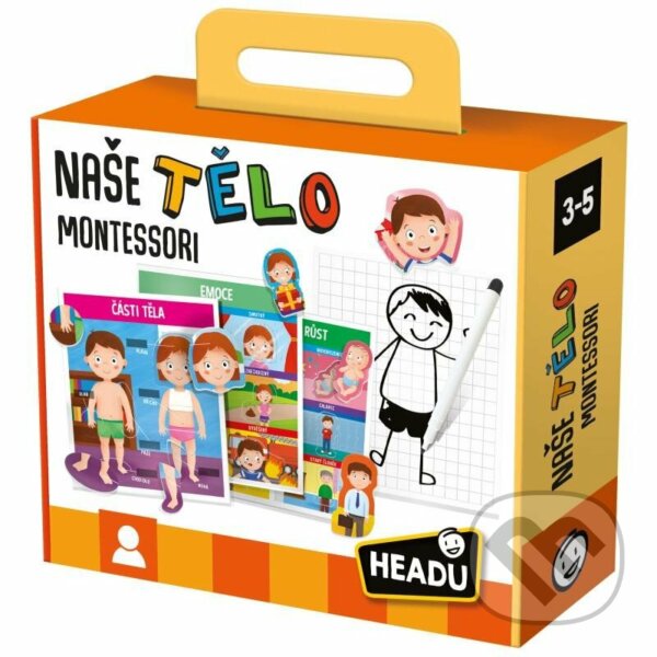 Levně Montessori - Naše tělo - hra z kategorie Vzdelávacie hry