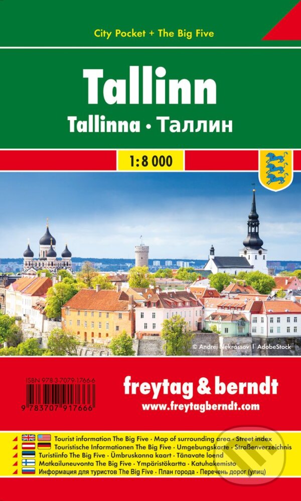 Levně Tallinn 1:10 000 (City Pocket + The Big Five)