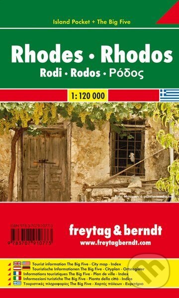 Levně Rhodes/Rhodos 1:120 000 (Island Pocket + The Big Five Griechenland)