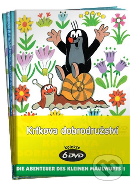 Levně Krtkova dobrodružství 1-5 (6 DVD) - Zdeněk Miler - film z kategorie Rozprávky