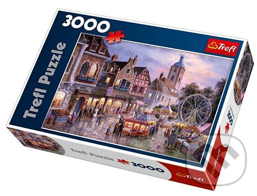 Levně Veselé mestečko - puzzle z kategorie Mestá a stavby