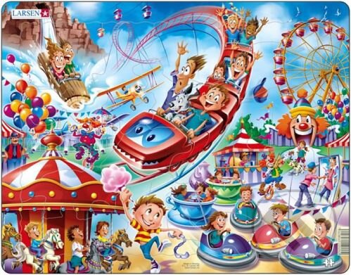 Levně Puzzle zábavný park - puzzle z kategorie Maxi dieliky