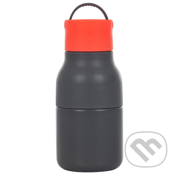 Skittle Active Bottle 250ml Grey & Coral (Lund London)